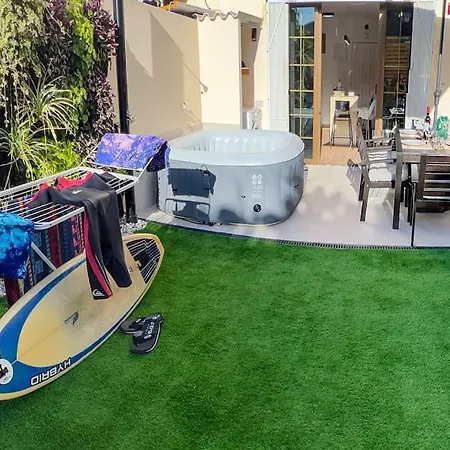 דירה Relaxing Garden Cristianos Con Jacuzzi Y Barbacoa