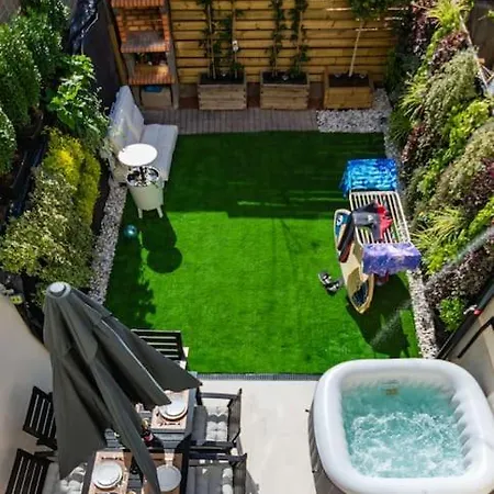 Relaxing Garden Cristianos Con Jacuzzi Y Barbacoa Apartament Arona (Tenerife)